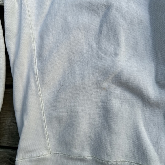 Hockey With‎ Flag Barstool Sports White Crewneck Sweater - Picture 2 of 4